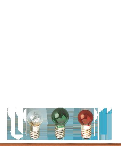 Brawa 3325 19 Volt Red 8mm Diameter Bulb (Pack of 4)