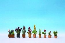 NOCH 14012 Ornamental Plants in Flower Pots Scenery Detail HO Scale