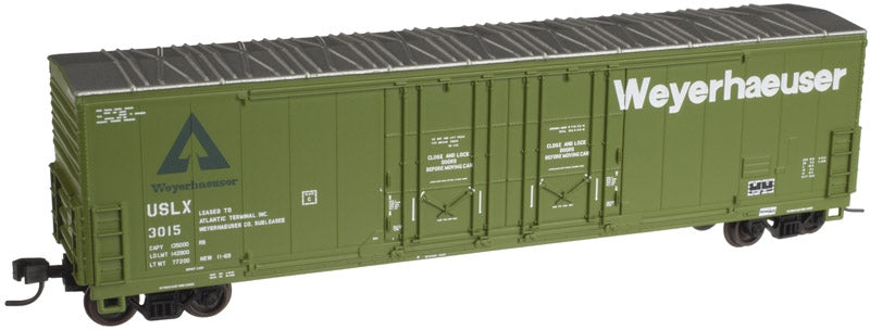 Atlas 50001423 Weyerhaeuser 53' Evans Boxcar#3020