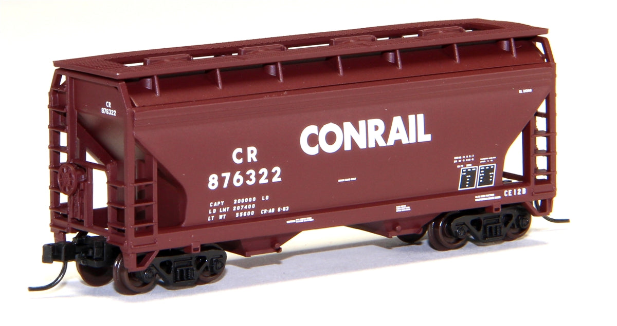Atlas 50001300 N Conrail ACF 2-Bay Centerflow Hopper #876322
