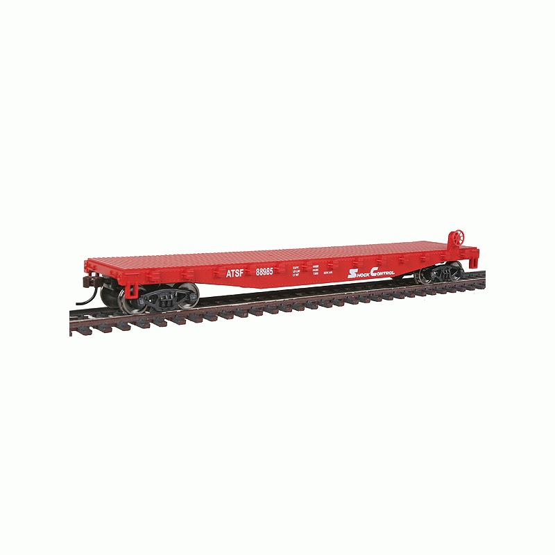 Walthers 931-1605 HO Atchison, Topeka & Santa Fe Flatcar #88985 - Ready to Run