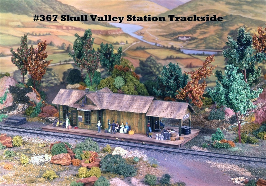 Campbell Scale Models 367 HO Skull Valley Station Building Kit