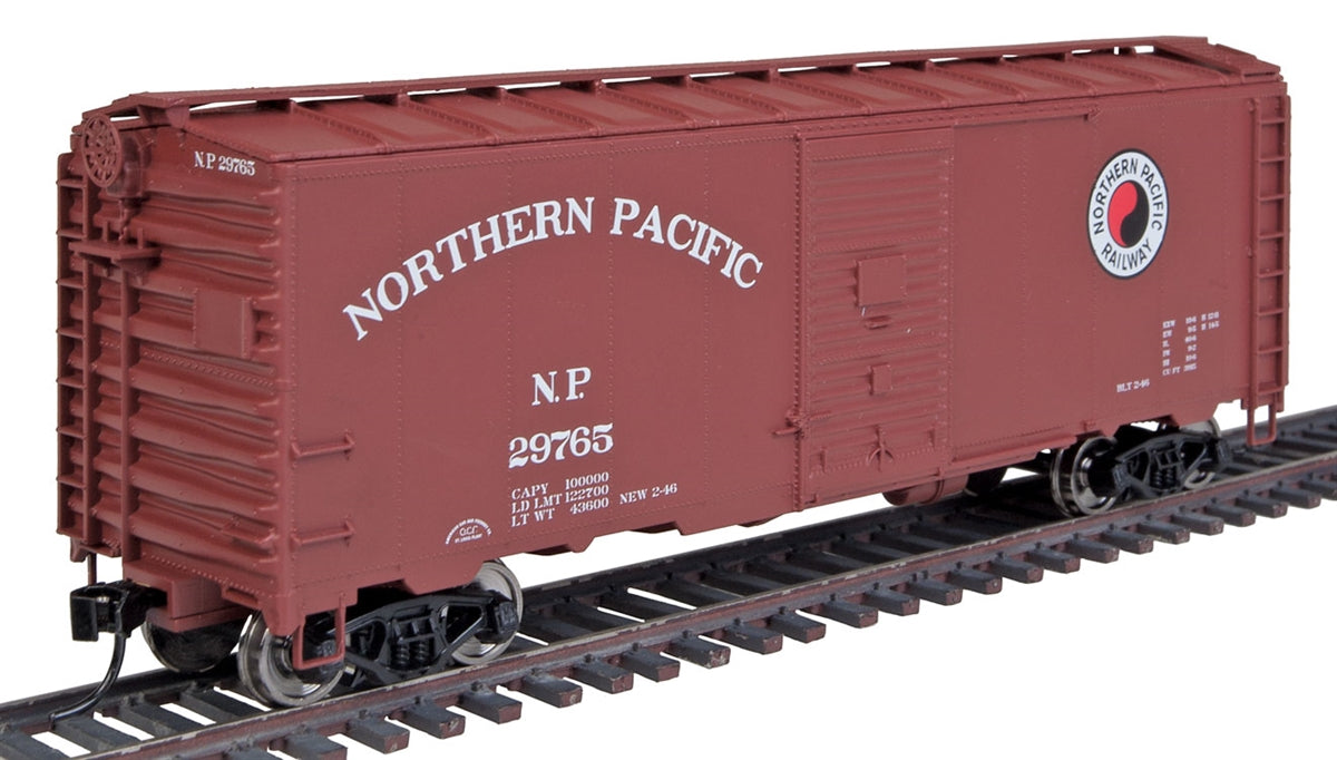 Walthers 910-1659 HO Northern Pacific 40' AAR 1944 Boxcar - Ready to Run #29675