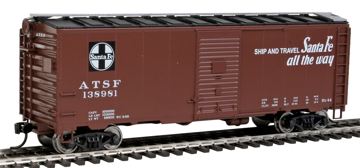Walthers 910-1664 HO Santa Fe 40' AAR 1944 Boxcar - Ready to Run #138981