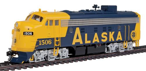 Walthers 920-47712 HO Alaska EMD F7A w/48" Dynamic Fan-Standard DC #1506