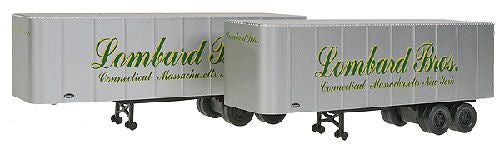 Walthers 949-2352 HO Assembled Lombard Bros. 32' Trailer (Pack of 2)