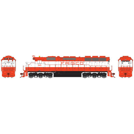 Athearn 65007 HO Scale Frisco Powered SD45 Diesel Locomotive #945