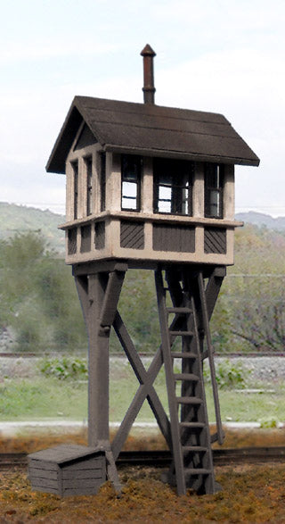 B.T.S. 17505 O Scale Elevated Crossing Shanty Craftsman Building Kit