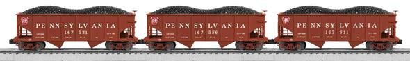 Lionel 6-81858 O Gauge Pennsylvania Railroad GLA 50t 2-Bay Hopper Car Pack