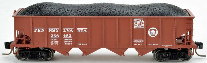 Bowser 38038 N Pennsylvania "Coal Goes To War" H21a 4-Bay Hopper #256482