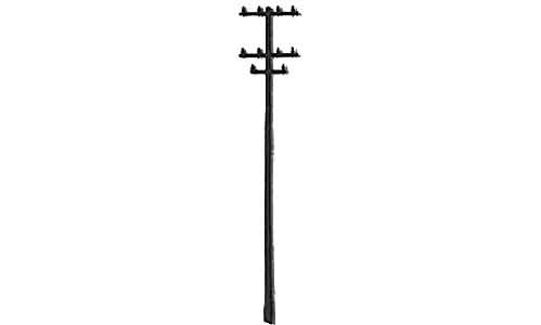 Plastruct 94853 N 13/32" x 2" Telephone Poles (Pack of 10)