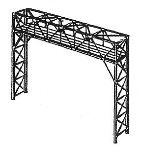 NJ International 4010 HO Two-Track Signal Bridge Kit Black
