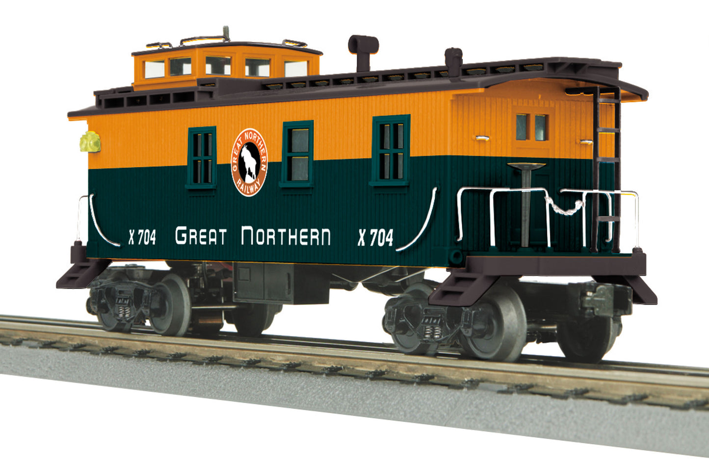 MTH 30-77253 O Great Northern Woodside Caboose