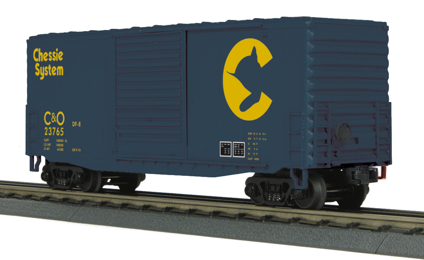 MTH 30-74815 O Chessie 40' High Cube Boxcar