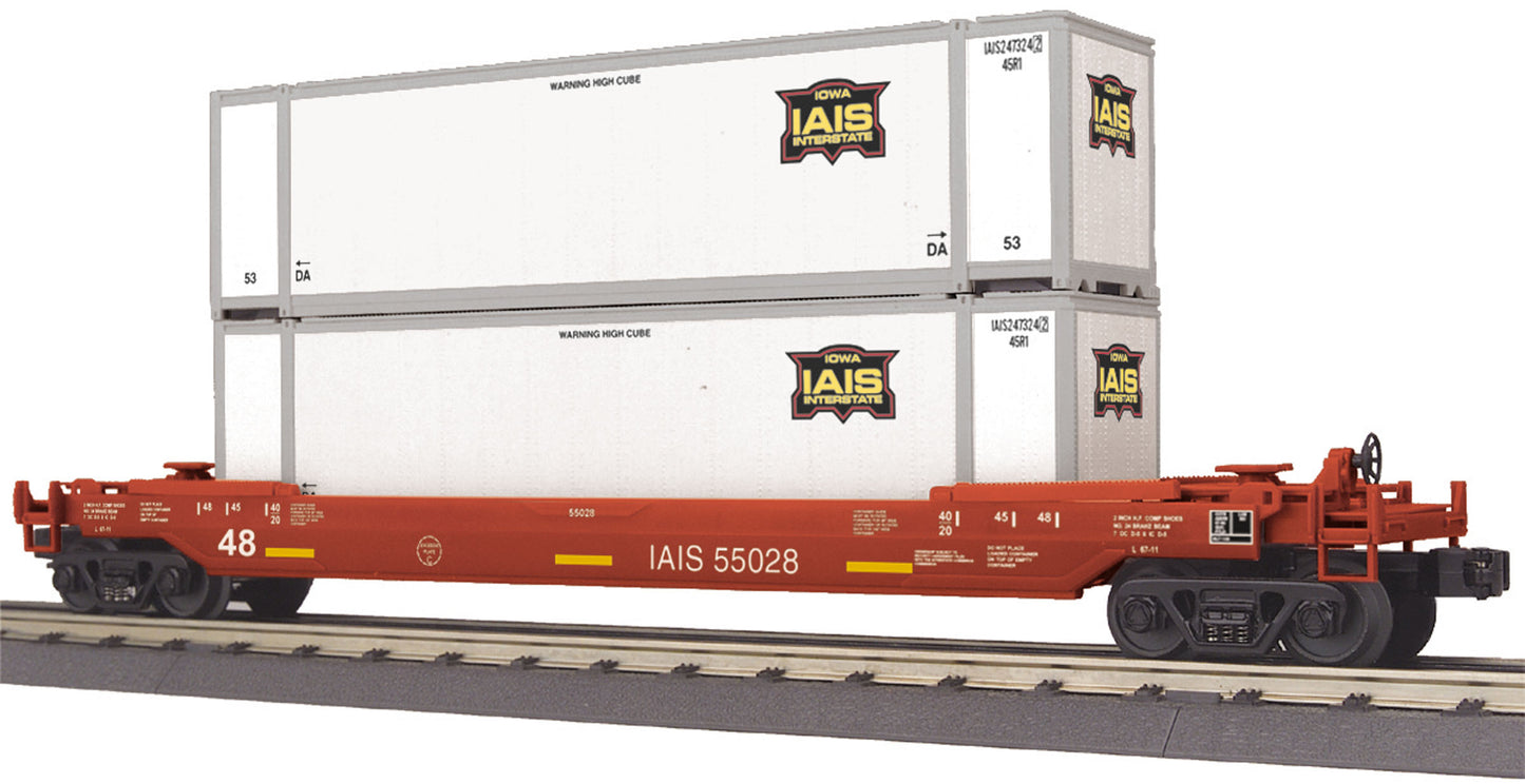 MTH 30-76581 Iowa Interstate Husky Stack Car