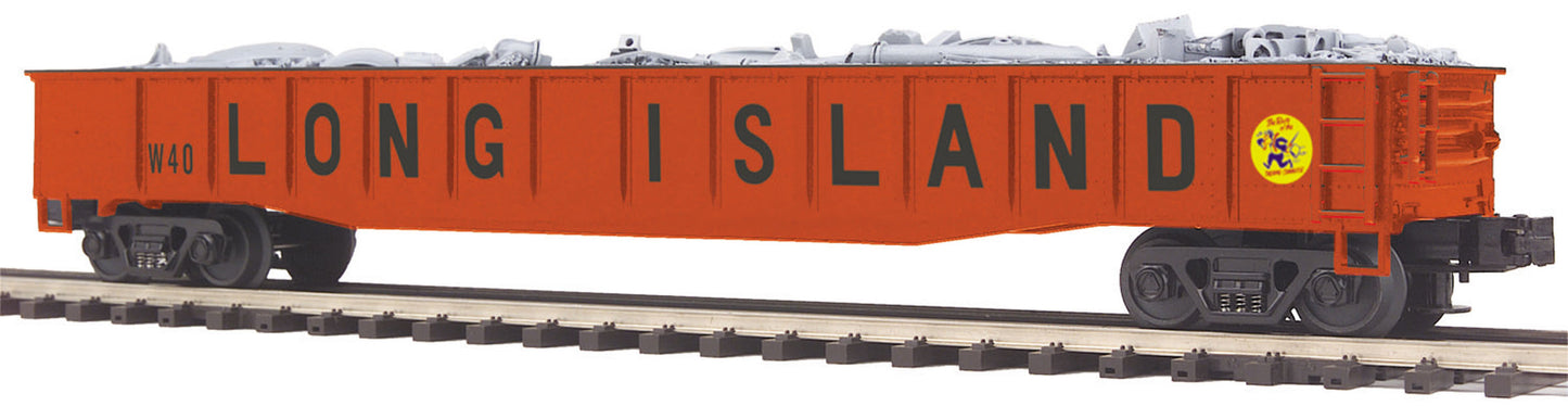 MTH 20-98982 O Long Island Gondola w/Junk Load