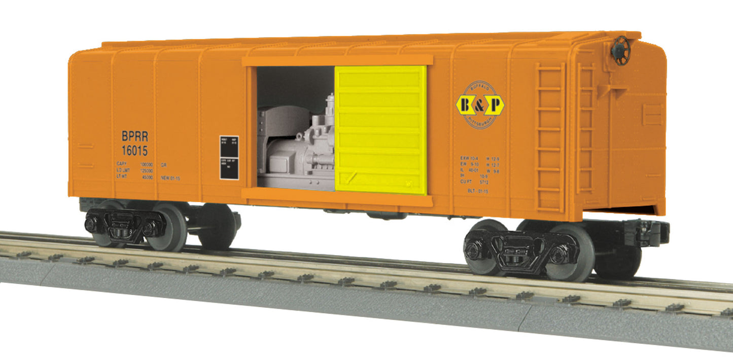 MTH 30-74804 O Buffalo & Pittsburgh Rounded Roof Boxcar w/Generator #16015