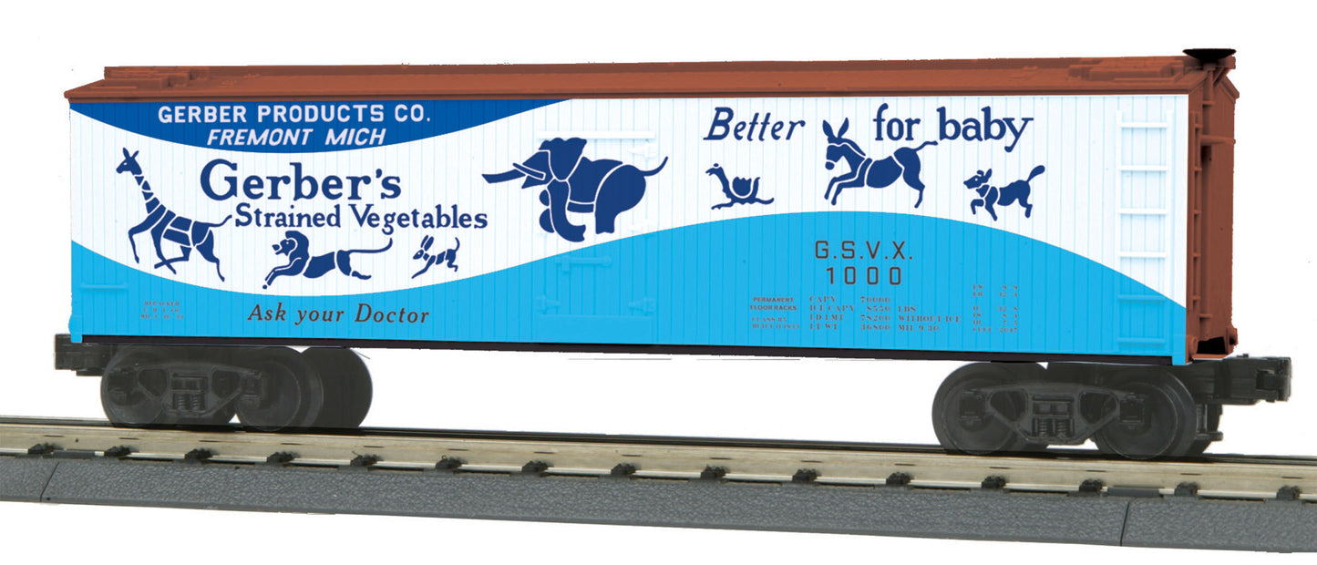 MTH 30-78174 O Strained Vegetables 40' Wood Reefer
