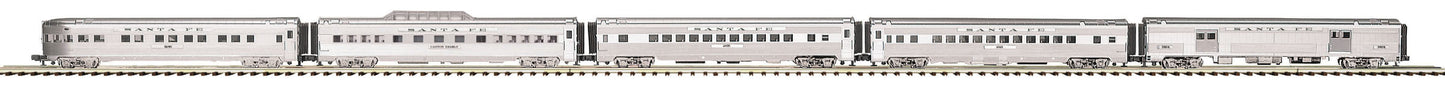 MTH 20-65251 O Santa Fe 70' Ribbed Passenger Car Set (Set of 5)