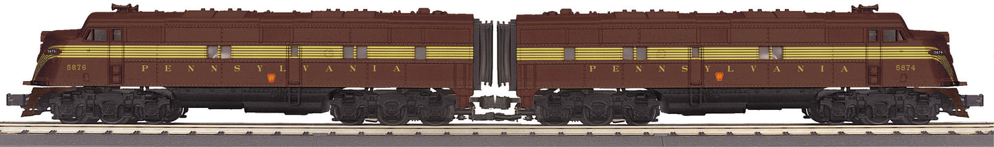 MTH 30-20253-1 Pennsylvania E-6 AA Diesel Locomotive Set w/PS 3.0 #5874/5876