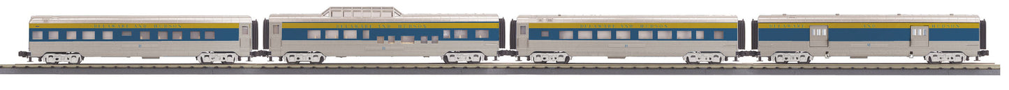 MTH 30-67851 O Delaware & Hudson 60' Streamlined Passenger Car Set (Set of 4)
