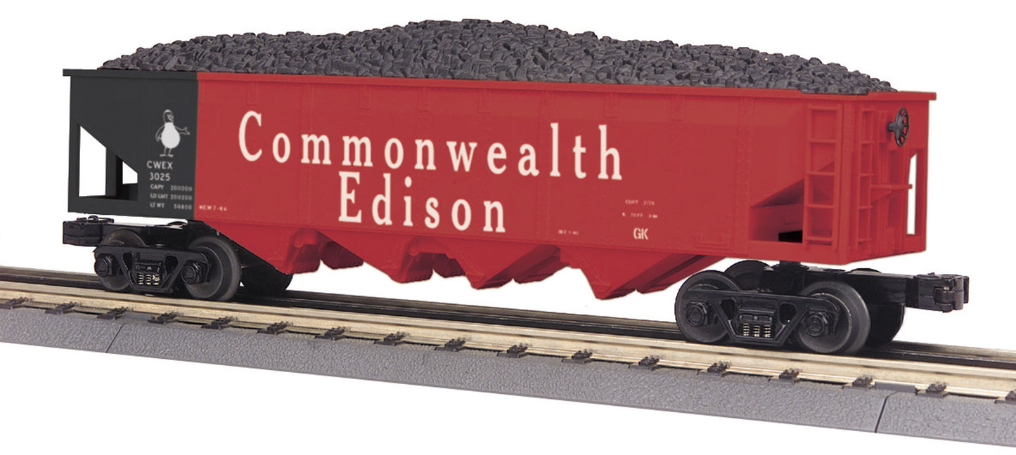 MTH 30-75512 O Commonwealth Edison 4-Bay Hopper Car