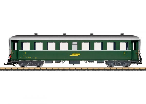 LGB 32521 G RhB Passenger Car, 2nd Class, Car Number B 2225