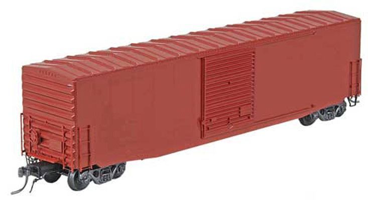 Kadee 4120 HO Undecorated 50' PS-1 Boxcar w/ 9' Door & Cushion Underframe Kit