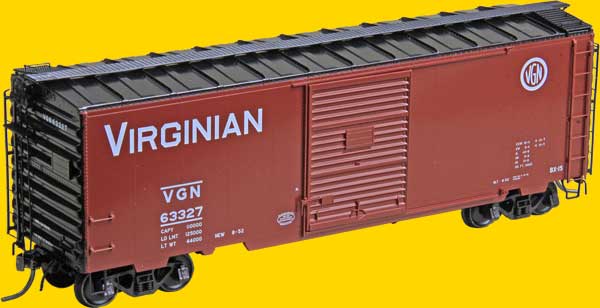 Kadee 5013 HO Virginian Pullman-Standard PS-1 40' Boxcar #63327