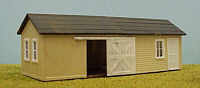 AM Models 106 HO Scale Williamsburg Work Shed Building Kit