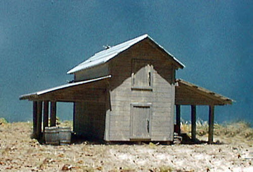 B.T.S. 27304 HO Scale Goin' Home Series Tobacco Barn Laser-Cut Wood Kit
