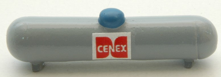 JL Innovative Design 759 HO Cenex Large Propane Tank Gray & Blue Top