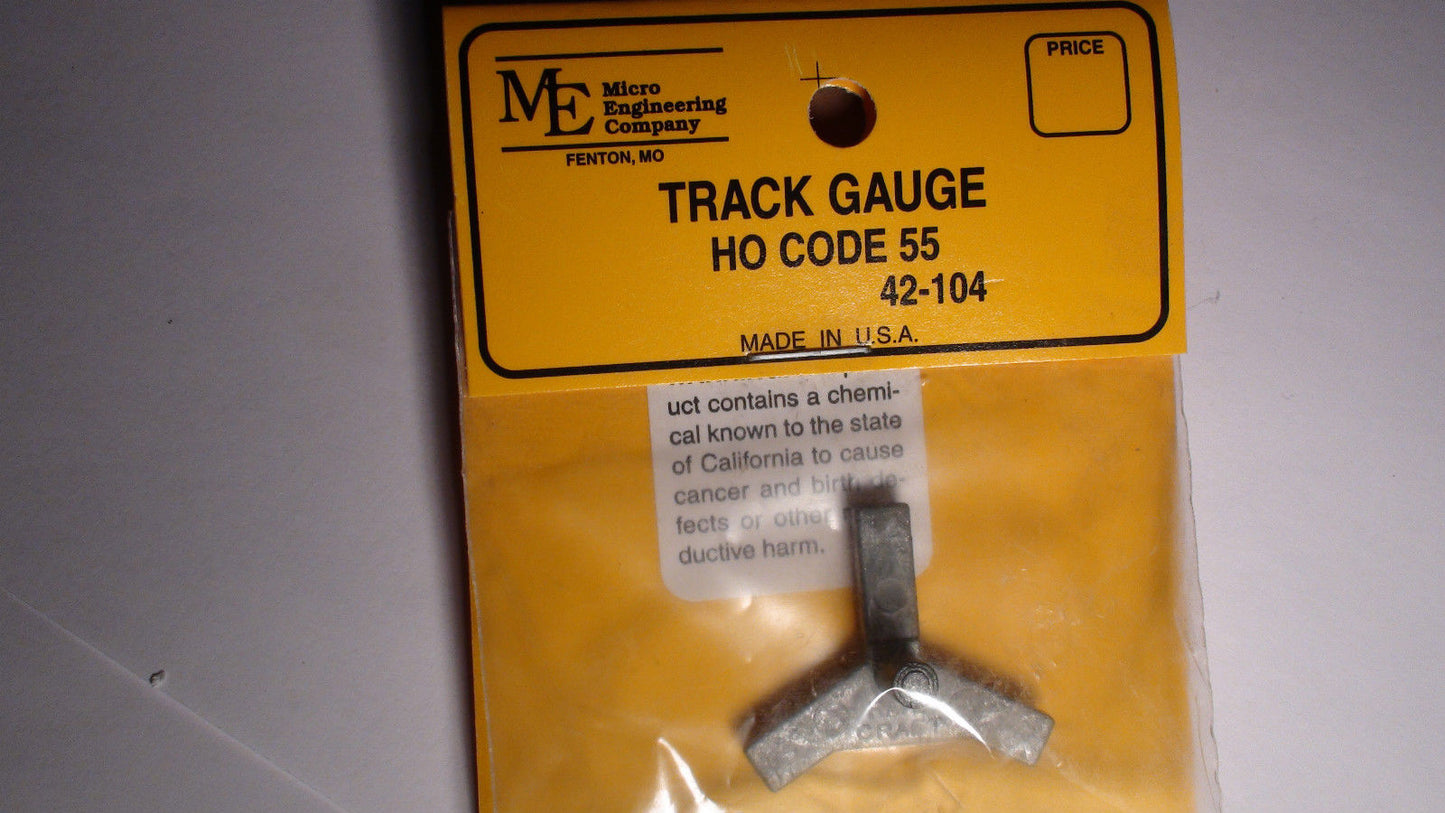Micro Engineering 42-104 HO Code 55 3 Point Track Gauge