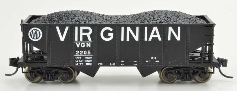 Bowser 38170 N Virginian Railway RTR GLa Cylindrical Hopper #2205