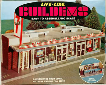 Life Like 01356 HO 7-11 Convenience Store Building Kit