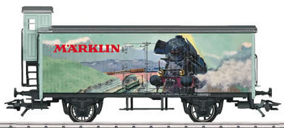 Marklin 48313 HO Marklin Wood Boxcar with Brakeman's Cab