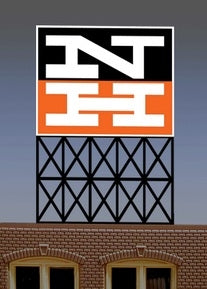 Miller Engineering 5081 HO/O Animated Neon Billboard New Haven Railroad Sign