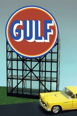 Miller Engineering 6081 HO/O Animated Neon Billboard Gulf Gasoline
