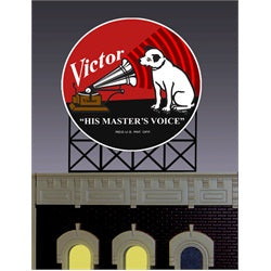 Miller Engineering 8072 HO/N RCA Animated Billboard
