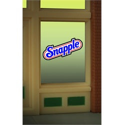 Miller Engineering 8905 HO/O Snapple Flashing Neon Window Sign