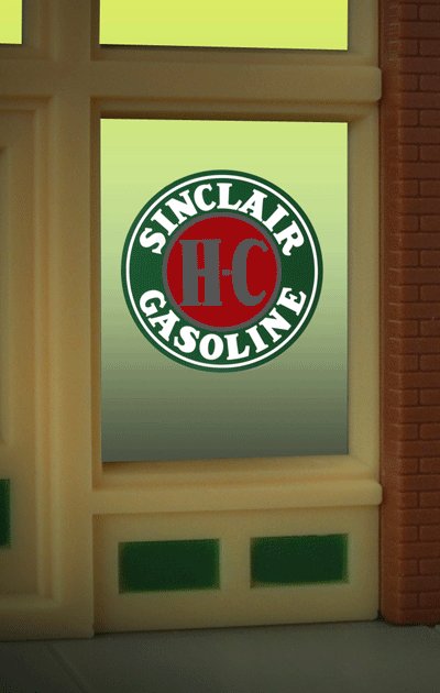 Miller Engineering 8980 HO/O Sinclair Gasoline Flashing Neon Window Sign