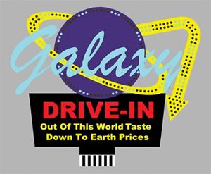 Miller Engineering 8981 HO/O Animated Neon Billboard Galaxy Drive-In