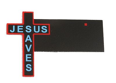Miller Engineering 9072 N/HO Jesus Saves Animated Neon Style Sign Kit