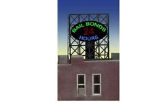 Miller Engineering 338880 N/Z Bail Bonds Animated Rooftop Billboard Small