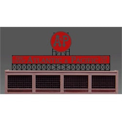 Miller Engineering 440152 N/HO Atlantic & Pacific Tea Animated Billboard Small