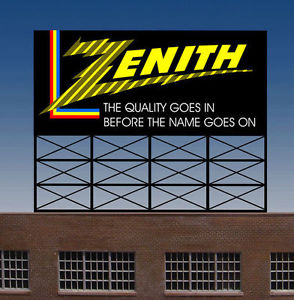 Miller Engineering 440452 N/HO Zenith Animated Billboard