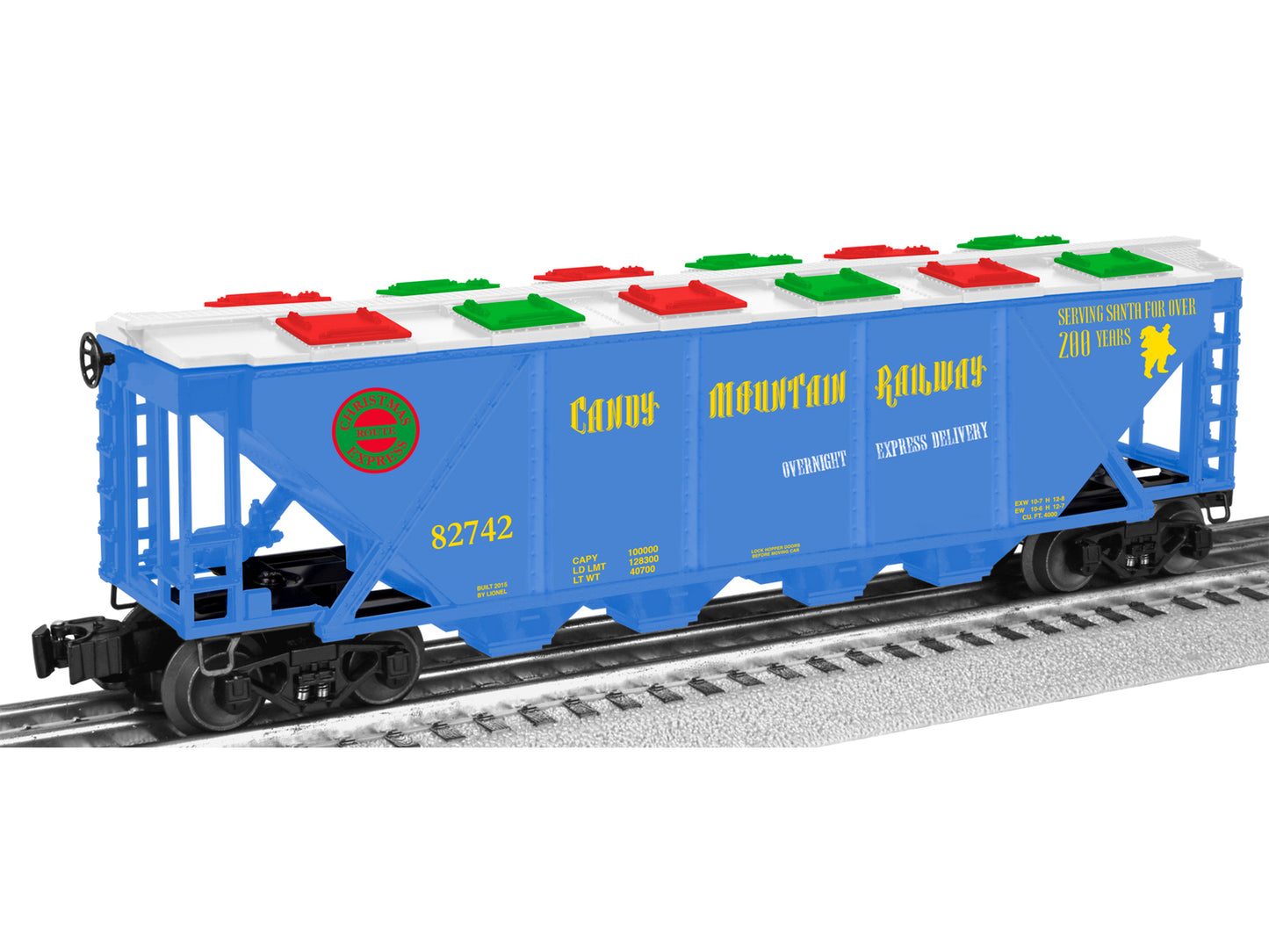 Lionel 6-82742 Candy Mountain Christmas 4-Bay Hopper