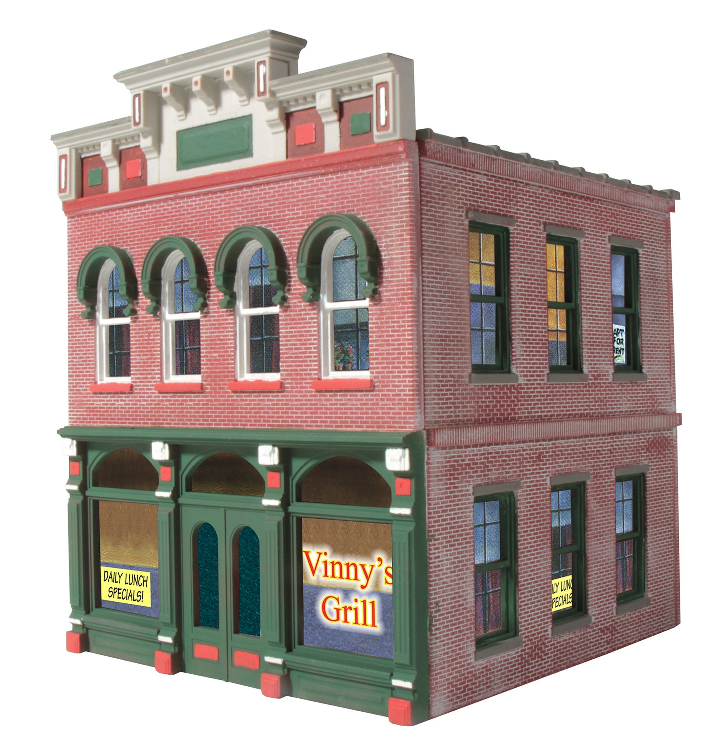 OGR 824 O Ameri-Towne Vinny's Grill 6" x 6" Footprint Building Kit