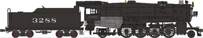 Broadway Limited 2150 HO Santa Fe USRA Heavy 2-8-2 Mikado Paragon2™ #3288