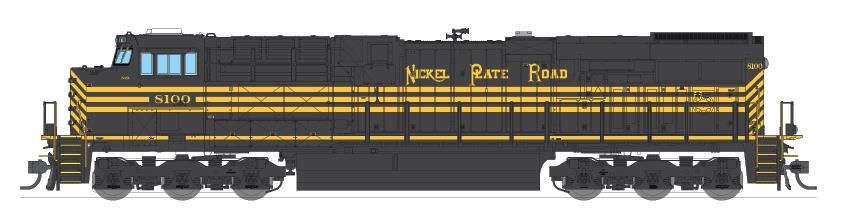 Broadway Limited 2813 HO Norfolk Southern GE ES44AC NS Version #8100